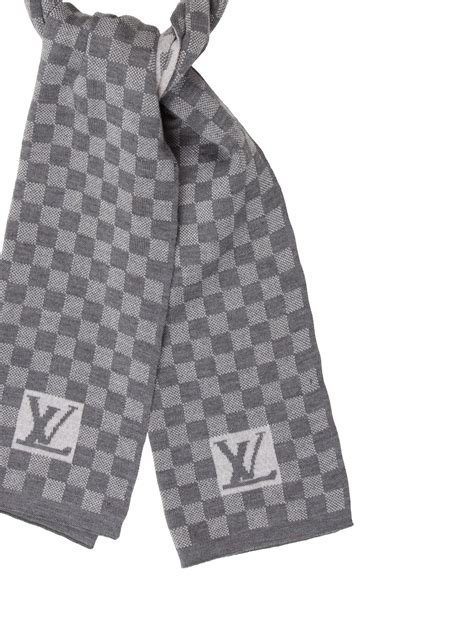 grey lv scarf